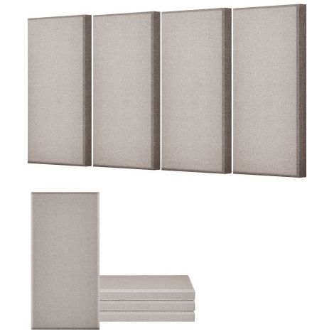 Panneau Acoustique Mural Autocollant - Lot de 4 Panneaux (1/5)