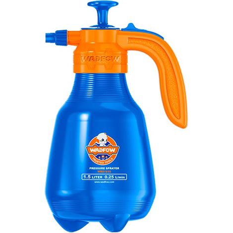 Pulverizador a presión WADFOW 1.5L con palanca metálica y boquilla ajustable, WADFOW