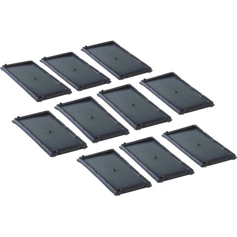 10 pièges à souris jetables, collants, 24,5 cm x 12,7 cm, non toxiques, pour intérieur (1/2)