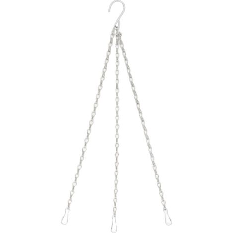 Chaîne en métal 3 pièces pour pot de fleurs, chaîne de suspension, chaîne pour plantes - Plume (1/2)