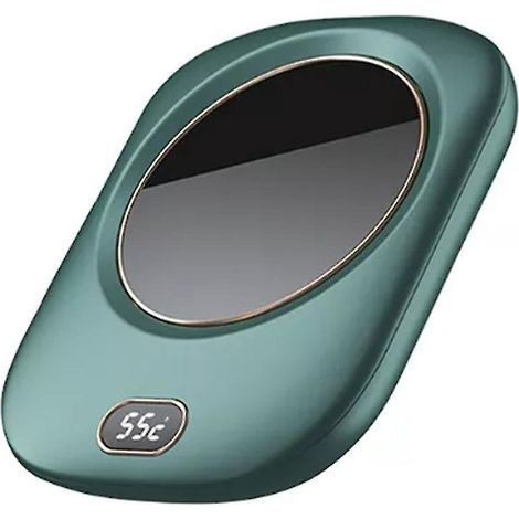 Tapis chauffant électrique pour tasse à café, sous-verre/assiette chauffante USB, vert mat (1/3)