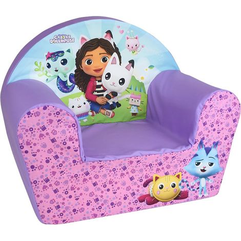 Fauteuil Club pour Enfants 12 Mois+ Mousse Légère et Lavable Dimensions 52 X 33 X 42Cm Mobilier Garçon Fille (1/5)