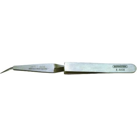 Bernstein 5-058 Pinzetta SMD 31b SA Acuminate, piegate 120 mm