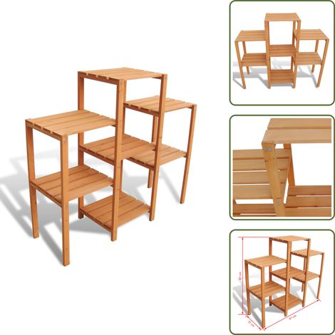 Support de jardinière 97 x 31 x 87 cm - Support Plante - Étagère Plantes - Rangement Jardin - Décoration Extérieur - Meuble Jardin (1/5)