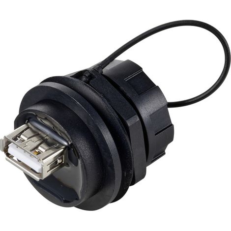 USB 2,0 Einbau Durchführung    TC-12770488 TRU COMPONENTS Inhalt: 1 St.