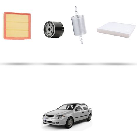 Kit tagliando 4 filtri compatibile con Opel Astra G 1.6 62kw dal 2000 (1/5)