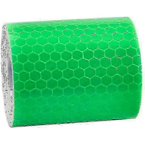 Ruban adhésif réfléchissant de signalisation, 500 mm x 3 m, idéal pour vélos, camions, remorques et voitures Z14-Vert (1/4)