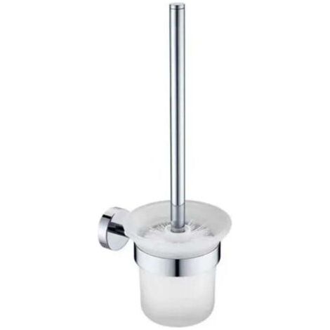 (Mural Monté)Brosse WC Brosse Toilette, Balayette WC Brosse de Toilette et Support, Kit de Brosse de Nettoyage de Salle de Bain, Brosse pour Toilette