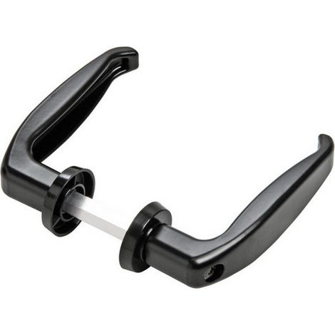 20PZ MANIGLIA PER CANCELLI col. Nero art. 210 distanza mm. 60-70