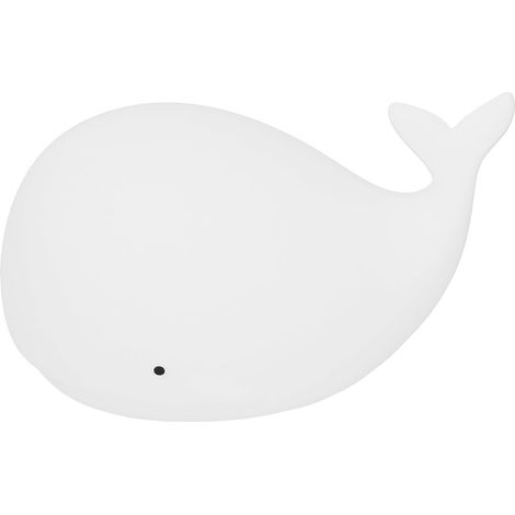 1,3-W-USB-Nachttischlampe, Silikonwal, 7 Farben, Schlafzimmer, Weiß (1/5)