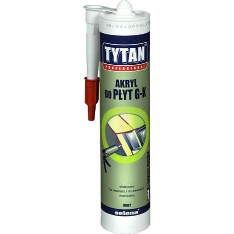 Vernice acrilica al titanio per cartongesso, 280 ml, bianca - SIL akrl TBG