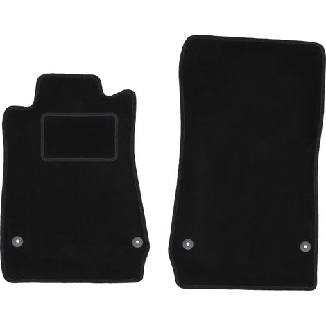 Tapis avant noirs pour : Mercedes SLK R171 coupé (2004-2011) (1/5)