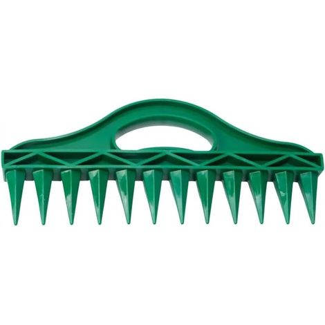 Perforatrice de semis pour Plantation de Potager, plantoir Hexagonal avec poignée Ergonomique, Outil d'espacement Manuel pour semis et Culture efficaces (1/5)