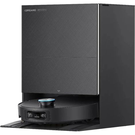 Robot aspirador Dreame RLX87DE X60 Ultra Complete, color negro