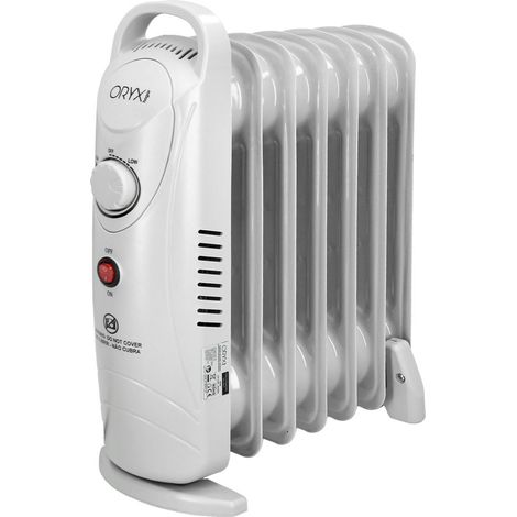ORYX radiador aceite 800w 7 elementos , Radiador de aceite con una potencia de 800W.- Compatible con una tensión de 220-240V a 50/60Hz, diseñado con 7 elementos que garantiz (1/4)
