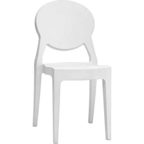 SEDIA IGLOO confezione da 2 pezzi Bianco pieno (1/3)