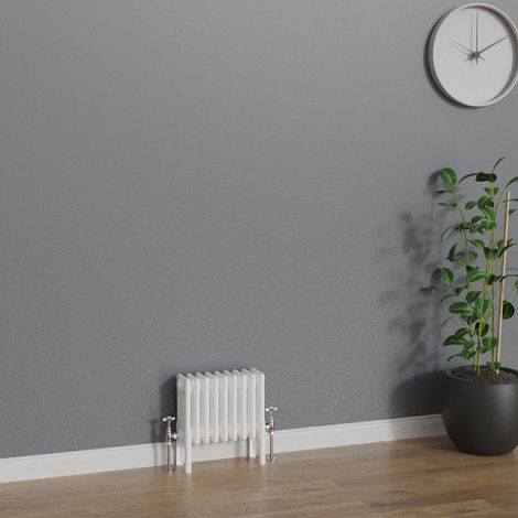 WarmeHaus Traditional Radiator 300x425mm White 4 Column Heater (1/5)