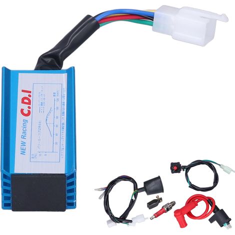 Faisceau de câblage Bobine d'allumage CDI Bougie Kit Compatible 50cc 70cc 110cc 125cc 140cc 150cc Quad Moto Cross (1/5)