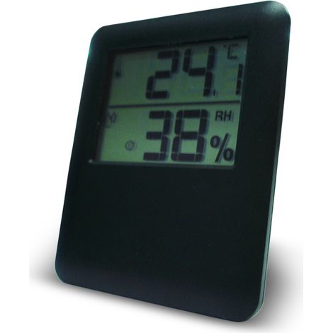OTIO schwarzes Innenthermometer/Hygrometer OTIO