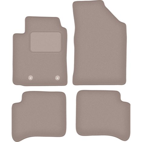 Tappetini in velluto per: Toyota Yaris I 5 porte (1999-2005) beige (1/5)