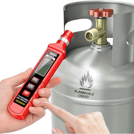 Eosnow Aneng GN801 Gasempfindlicher Halbkondektor-Detektor 300 10000 ppm Gasleckage Analysator Brennbares Messgerät Umgebungssensor-Tool (1/5)