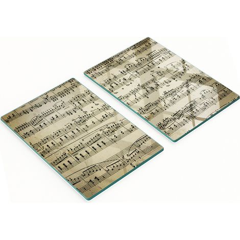 Tableros decorativos multifuncionales de vidrio templado para cocina, 2x40x52 cm. (1/5)