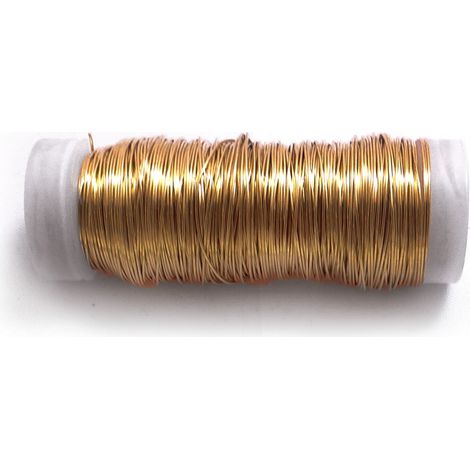 Filo di ottone n. 6 - 0,40 mm x 50 m con bobina