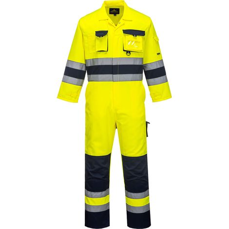Overall-Hose Hv Nantes Farbe: Gelb/marine Größe L - Portwest