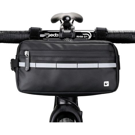 Sacoche Reservoir Moto Sacoche à Outils Universelle pour Moto 3 L Sacoche Latérale Moto Sacoche Arrière Pare-Chocs Sac Banane Multifonctionnel Accessoires D'extérieur Sac à Outils Moto(Noir) (1/5)
