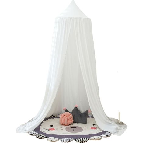 Voile De Lit - Voile De Lit Pour Enfant 270 x 400 cm En Polyester - Pour Lit Bébé Lit Simple Lit Double Coin Lecture Espace De Jeu - 1 Pièce