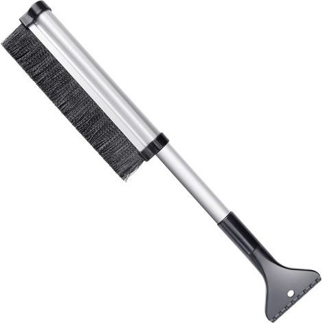 Ausziehbarer Schneebesen und Eiskratzer (61 cm) für Pkw, Lkw, Transporter und SUVs. Lässt sich für einfache Aufbewahrung von 61 cm auf 43 cm zusammenschieben. (1/5)