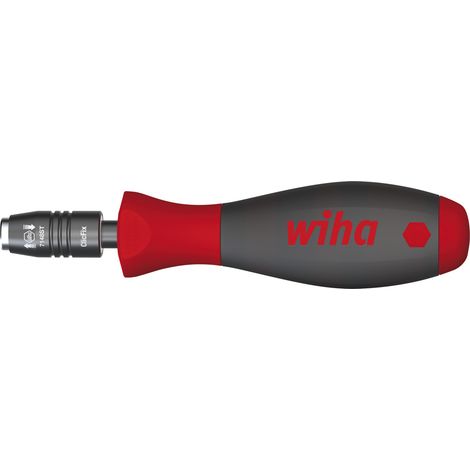 Wiha Tournevis avec porte-embout SoftFinish® CentroFix, verrouillable mécaniquement 1/4" 38 mm (40331)