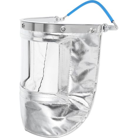Visière De Soudage Transparente en Aluminium Isolante, Thermique Anti-éclaboussures, Ajustable pour Usage Industriel avec Écran Facial De Sécurité (1/5)