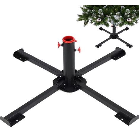 Metal Foldable Artificial Christmas Tree Base, Heavy Duty Replacement Tree Stand Bracket, Tree Support Legs for Garden, Backyard, and Indoor Use (1/5)