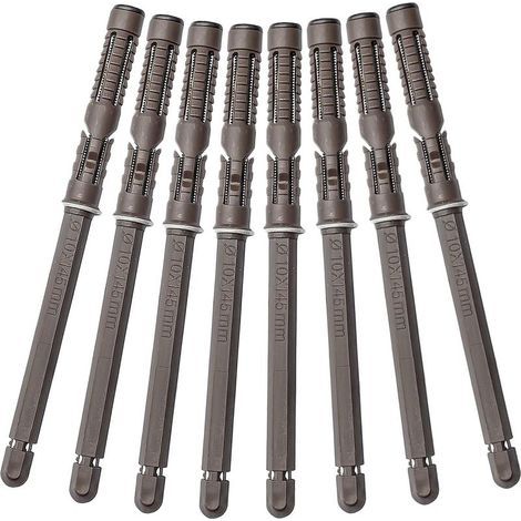 ZOLGINAH 8 Pièce Supports Étagères Flottante Dissimulé, Support d'Etagère Support Mural Invisible, Lourd Devoir Support pour DIY Etagères Murale Conseil Flottant (10x145mm) (1/5)