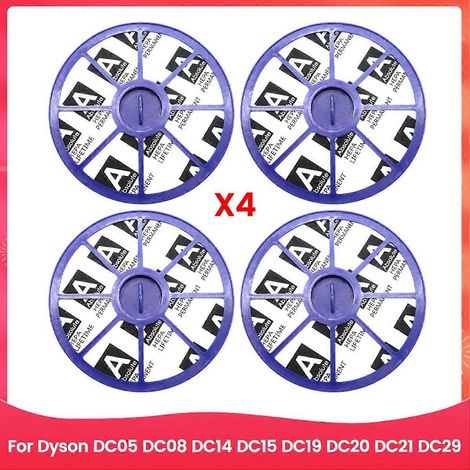 Lot de 4 pièces Lower Post Back filtre HEPA pour DC05 DC08 DC14 DC15 DC19 DC20 DC21 DC29 aspirateur Spare pièce filtre (1/5)