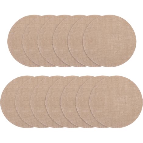 Napperon rond en toile de Jute de 12 pouces, 13 pièces, tapis de Table rustique en Jute pour mariage rural, réunion à la ferme (1/5)