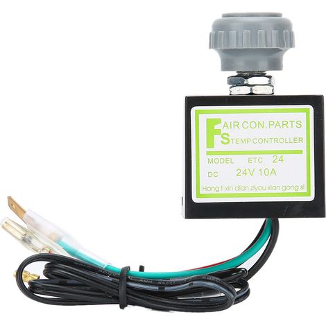 Thermostat électronique de climatisation automobile 10 A, commande de température, pièces automobiles 24 V (1/5)