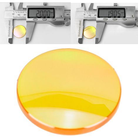 Lentille de focalisation laser CO2, diamètre 20 mm, longueur focale 63,5 mm, pour machine de gravure et de découpe laser (1/5)