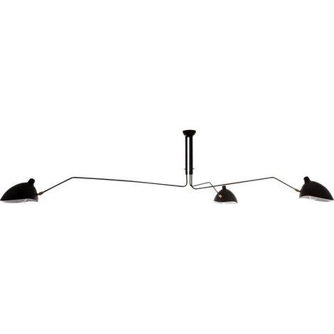Italux Davis Plafoniera industriale, retrò a 6 luci semi-incasso, E27 (1/3)