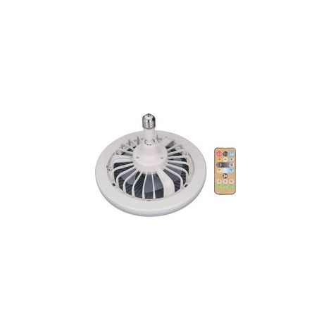 Petit ventilateur de plafond ACKERMAN avec télécommande, lampe E27, vitesse réglable, fermé 85-265V. (1/5)