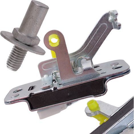 Fiat Ducato 2006- Serratura superiore per porte laterali scorrevoli + set di perni (1/5)