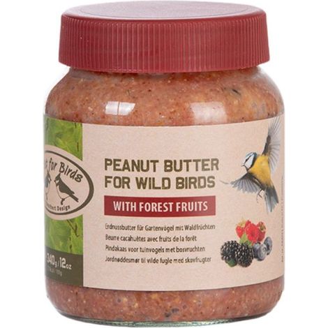 Beurre de cacahuète aux fruits des bois pour oiseaux