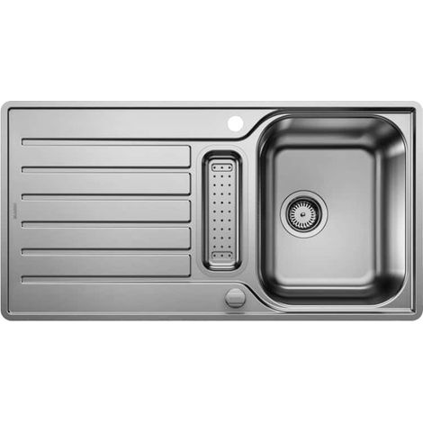 Evier Blanco Lantos 5S-IF - Inox Brossé (1/3)
