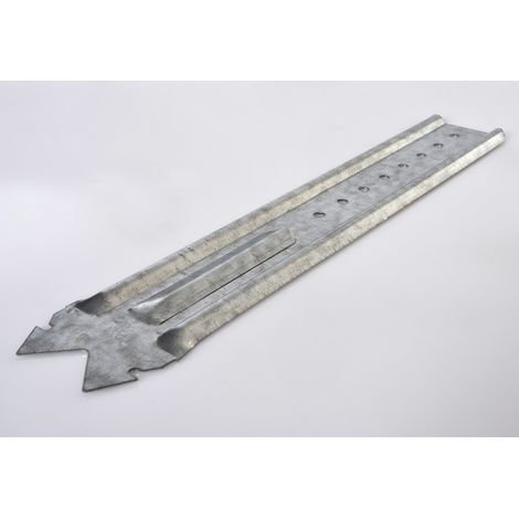 Sospensione in acciaio zincato per pellicce tipo 17/47 super lunga 240mm - Confezione da 50