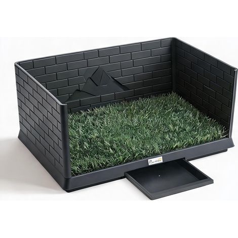 Toilette pour chien d'intérieur à gazon synthétique 75 x 51 x (1/5)