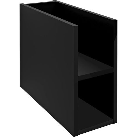 LOREA étagère inférieure 20x44x51,2cm, noir mat
