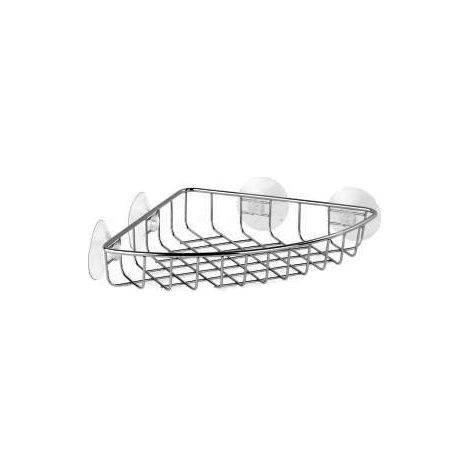 tatay cestillo inox rinconera con ventosa 190x190x  40 6590500
