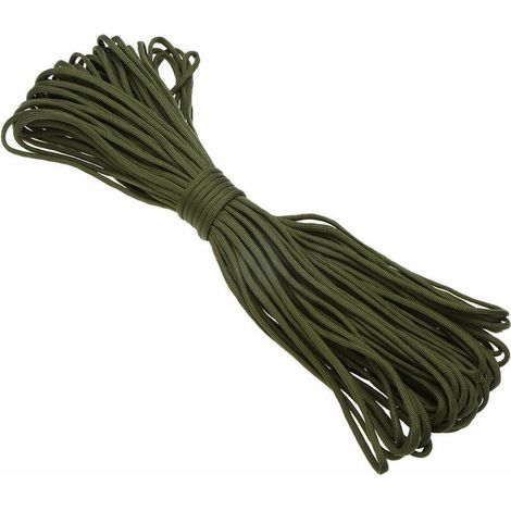 Paracord mit sieben Kernen, 31 Meter, 100 Fuß, armeegrünes Erste-Hilfe-Seil