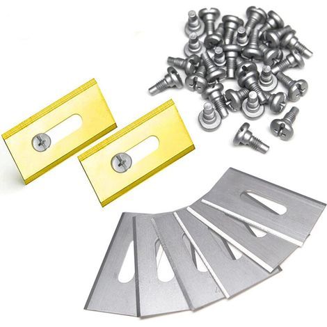 Robot Lawn Mower Blade, 30 Universal Replacement Blades Replacement Knife Suitable for All Husqvarna Automower, Gardena, Yardforce H131 Robotic Lawn Mowers (1/4)
